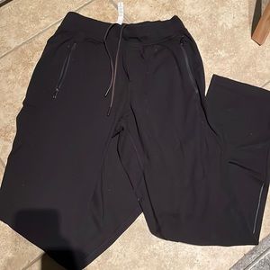 Gently Used Lululemon Black and Grey Sweatpants Size Medium